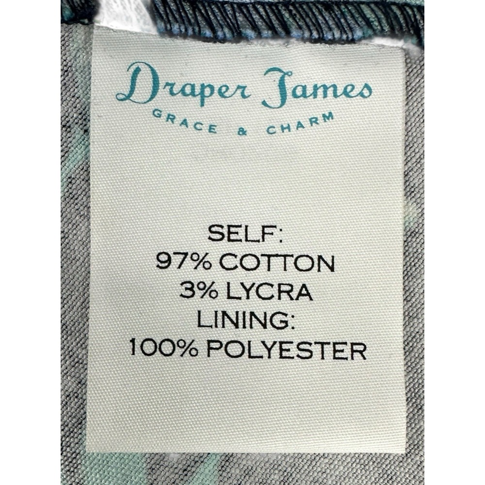 Draper James Elliston Dress Womens 4 Floral Fit & Flare Sleeveless Preppy Brunch - Picture 3 of 7